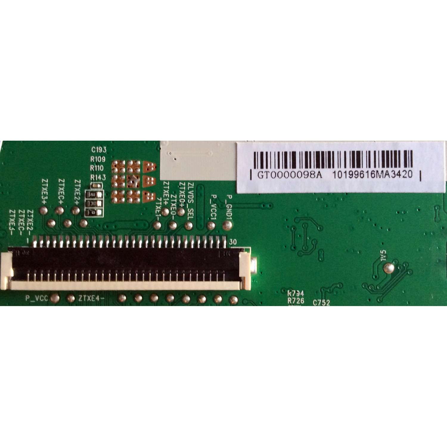 MAIN / FUENTE (COMBO) / TCL GT0000098A / V8-UX38001-LF1V025(M3) / 40-UX38M0-MAD2HG / UX38M0 / MODELO 32S3800  - Imagen 2